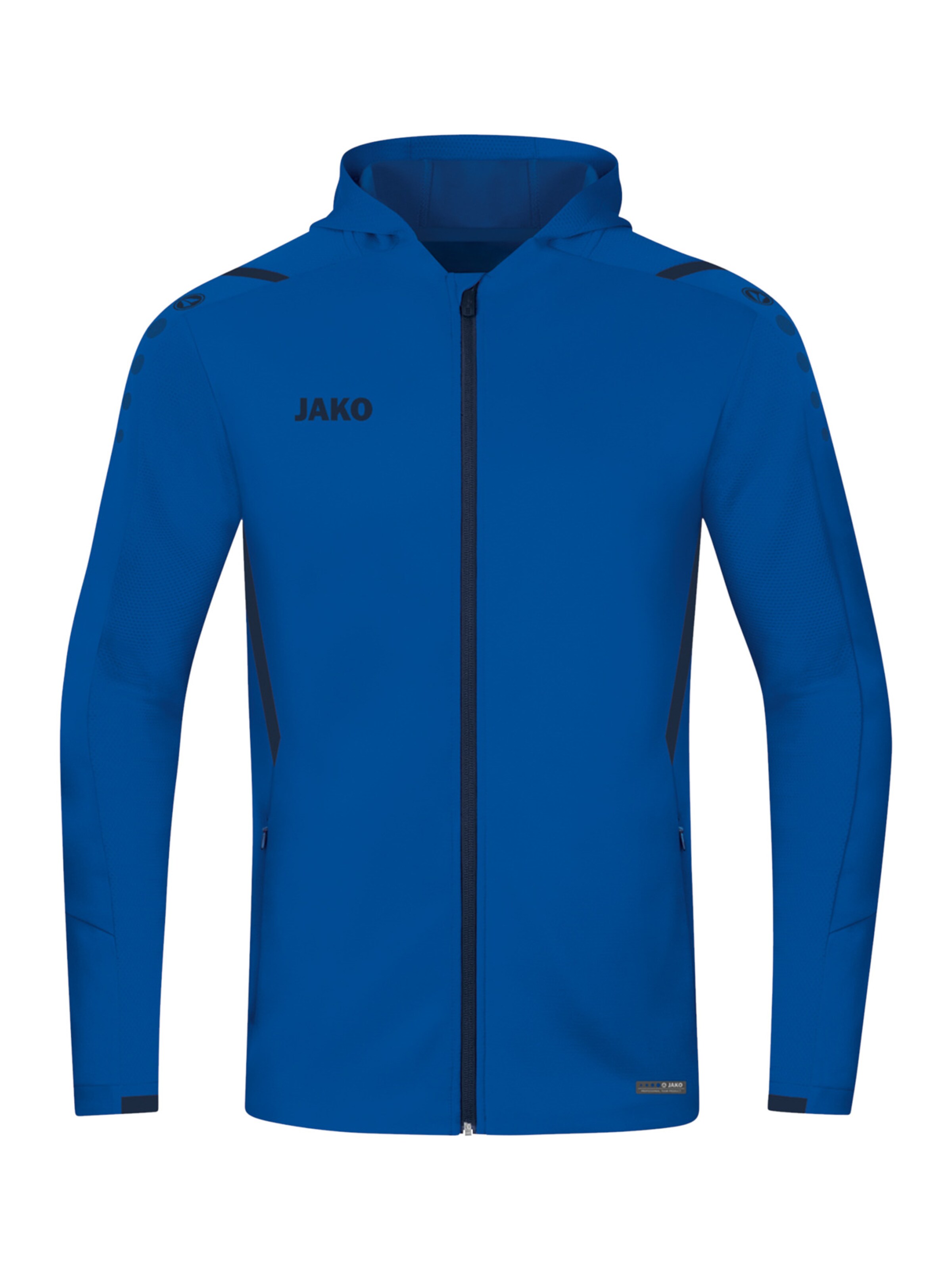 JAKO Sportjacke 'Challenge' in Blau: Vorderseite