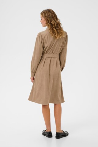 Cream Shirt dress 'Cody' in Beige