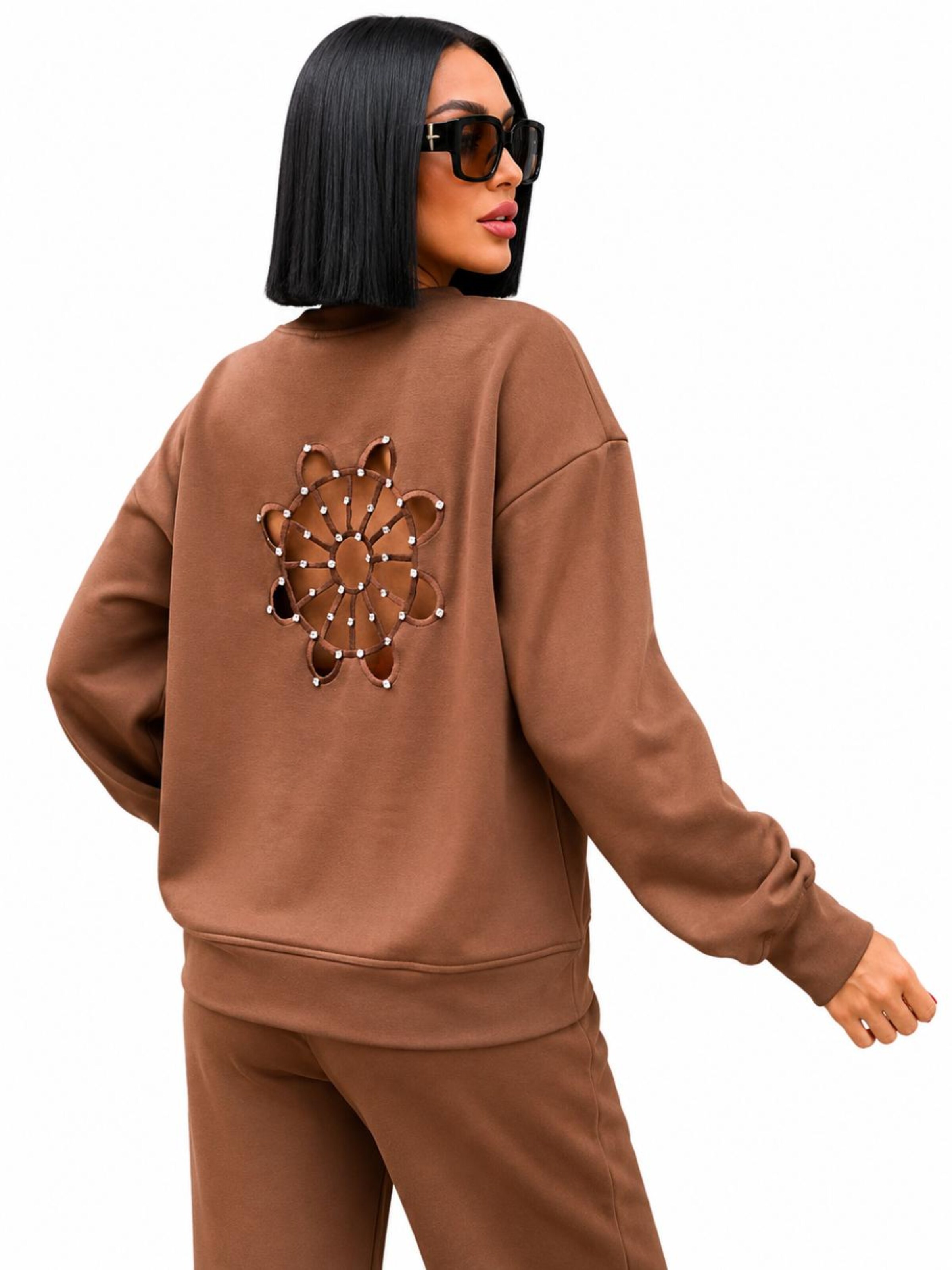 Sobe Istanbul Joggingpak 'Sobe- Dames Trainingspak - Loungewear- Joggingspak- Sporttrainingspak' in Beige