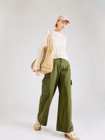 VERO MODA Trui 'VMNEW TORN' in Beige