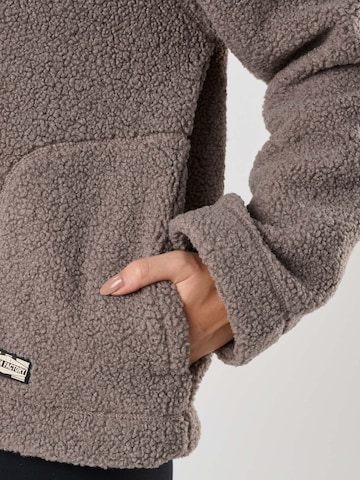 Denim Factory Fleece jacket 'Denver' in Brown