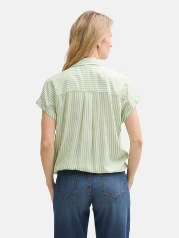 TOM TAILOR Bluse in Grün