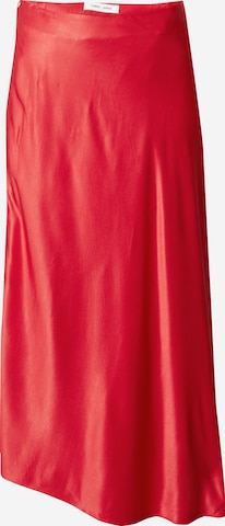 Samsøe Samsøe Spódnica 'Viktoria Bias' w kolorze czerwony: przód