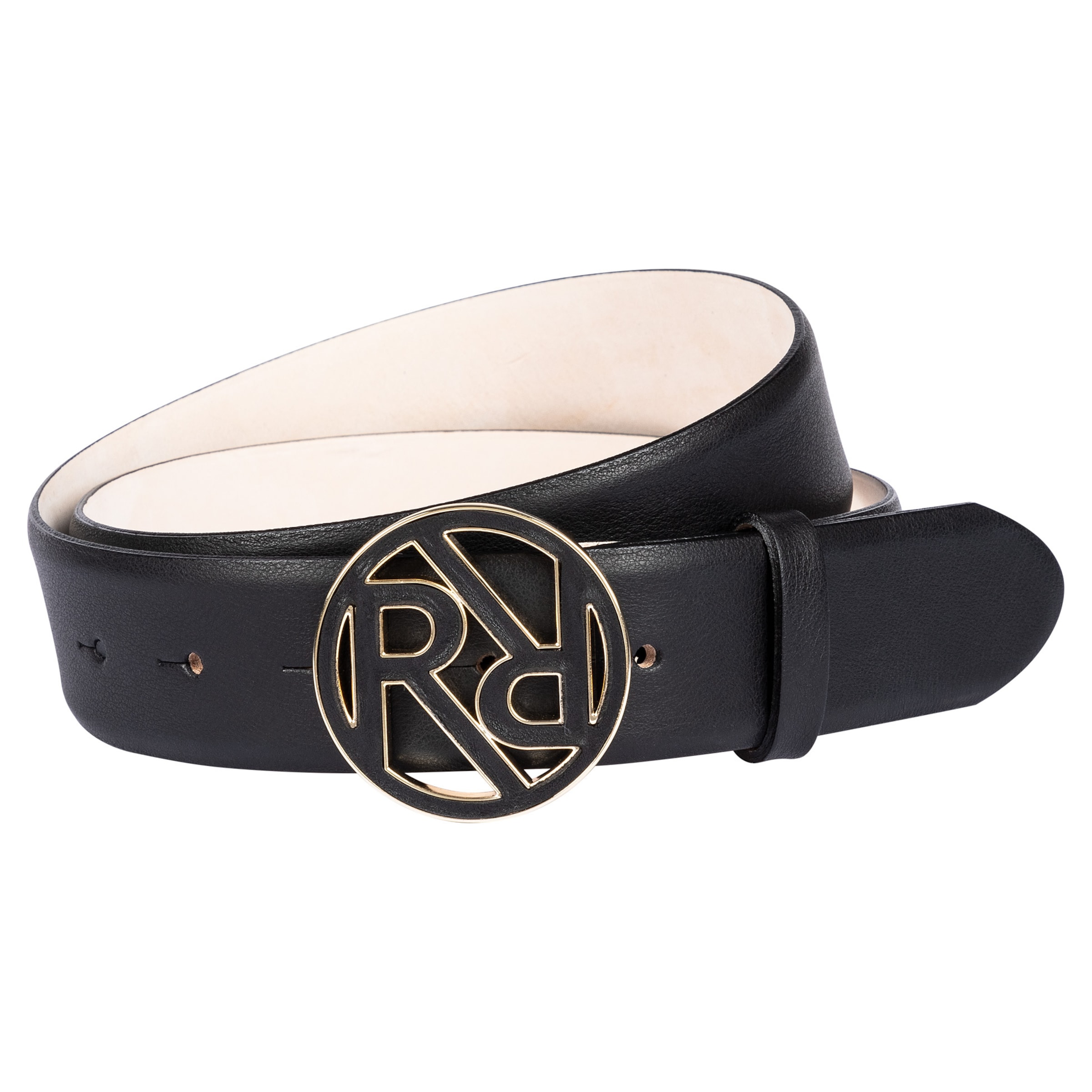 Roeckl Gürtel 'LOGO' in Schwarz: Vorderseite