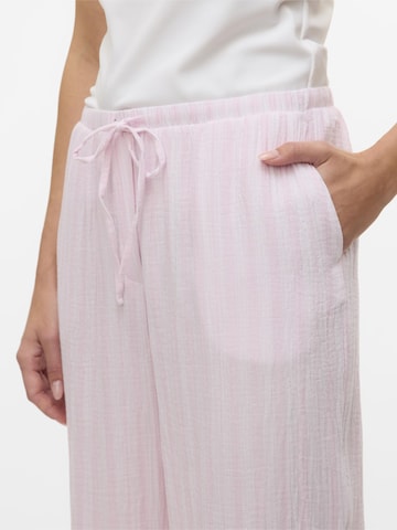 VERO MODA Wide Leg Bukser 'VMNanna' i pink