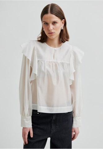 SECOND FEMALE Blouse 'Dream Ruffle' in Beige: front