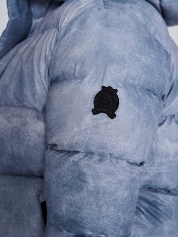 SikSilk Winter Jacket 'Puffer Jacket' in Grey: front