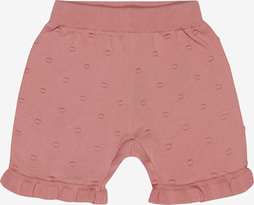 Regular Pantalon Bruuns Bazaar Kids en rose : devant