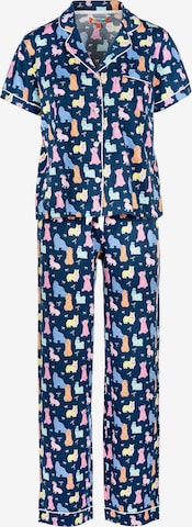 PJ Salvage Pyjama 'Whimsy' in Blauw: voorkant