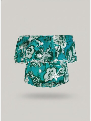 Haut Miss June en bleu