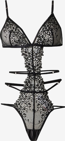 Hunkemöller Body 'Kristina' värissä musta: etupuoli