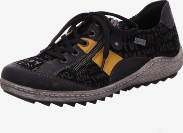 REMONTE Athletic Lace-Up Shoes in Black: front