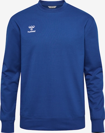 Hummel Sportsweatshirt 'GO 2.0' in Blauw: voorkant