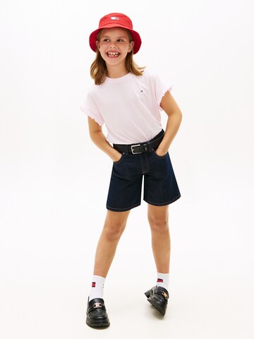 TOMMY HILFIGER Shirt 'ESSENTIAL' in Pink