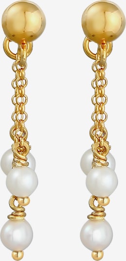 ELLI Ohrringe Perle, Perlenohrhänger in gold, Produktansicht