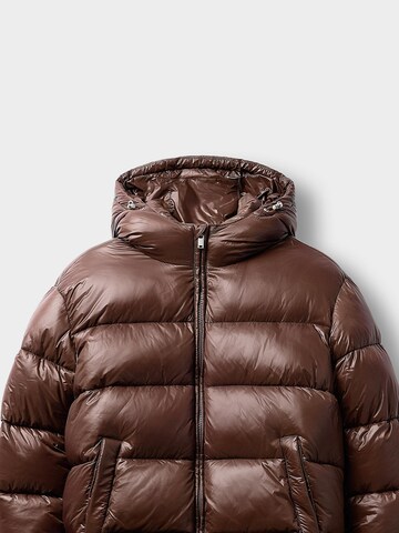 Burocs Winter Jacket 'Glossy' in Brown