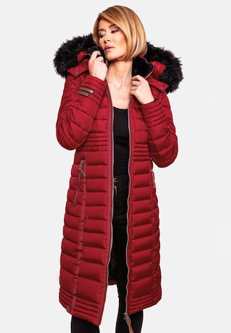 NAVAHOO Χειμερινό παλτό 'Umay' σε κόκκινο