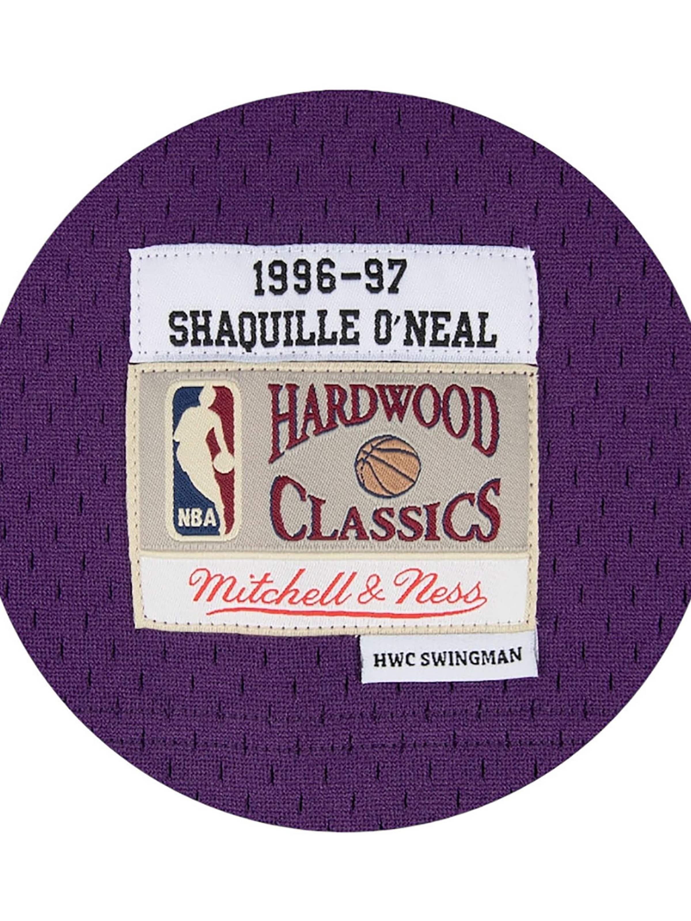 lillā Mitchell & Ness Sportiska stila krekls 'Los Angeles Lakers Shaquille O'Neal 1996/97'