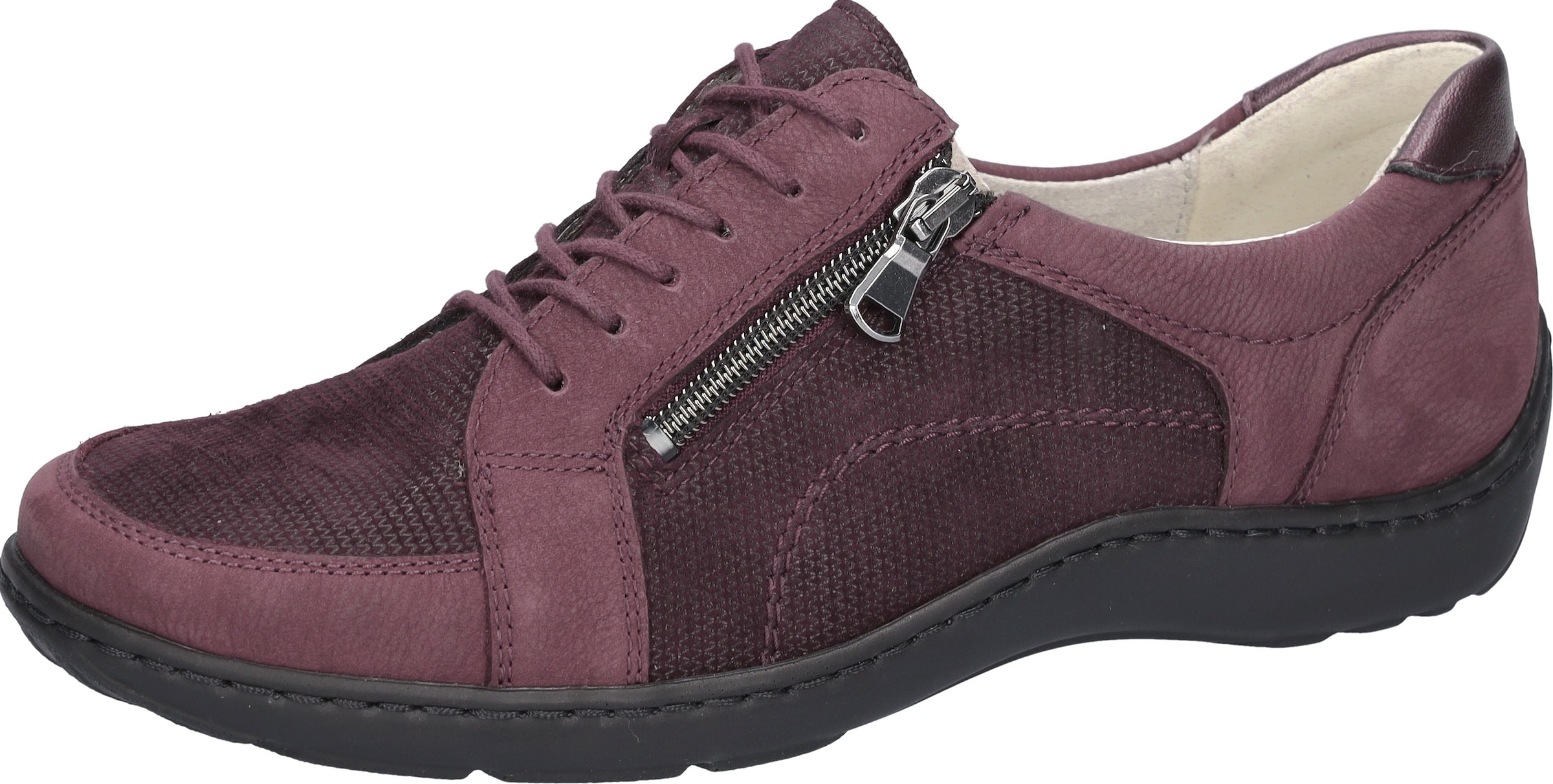 WALDLÄUFER Lace-Up Shoes in Red: front