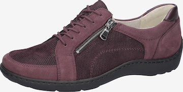 WALDLÄUFER Lace-Up Shoes in Red: front