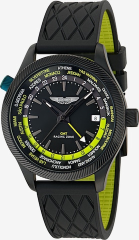Montre à affichage analogique Aston Martin en noir : devant
