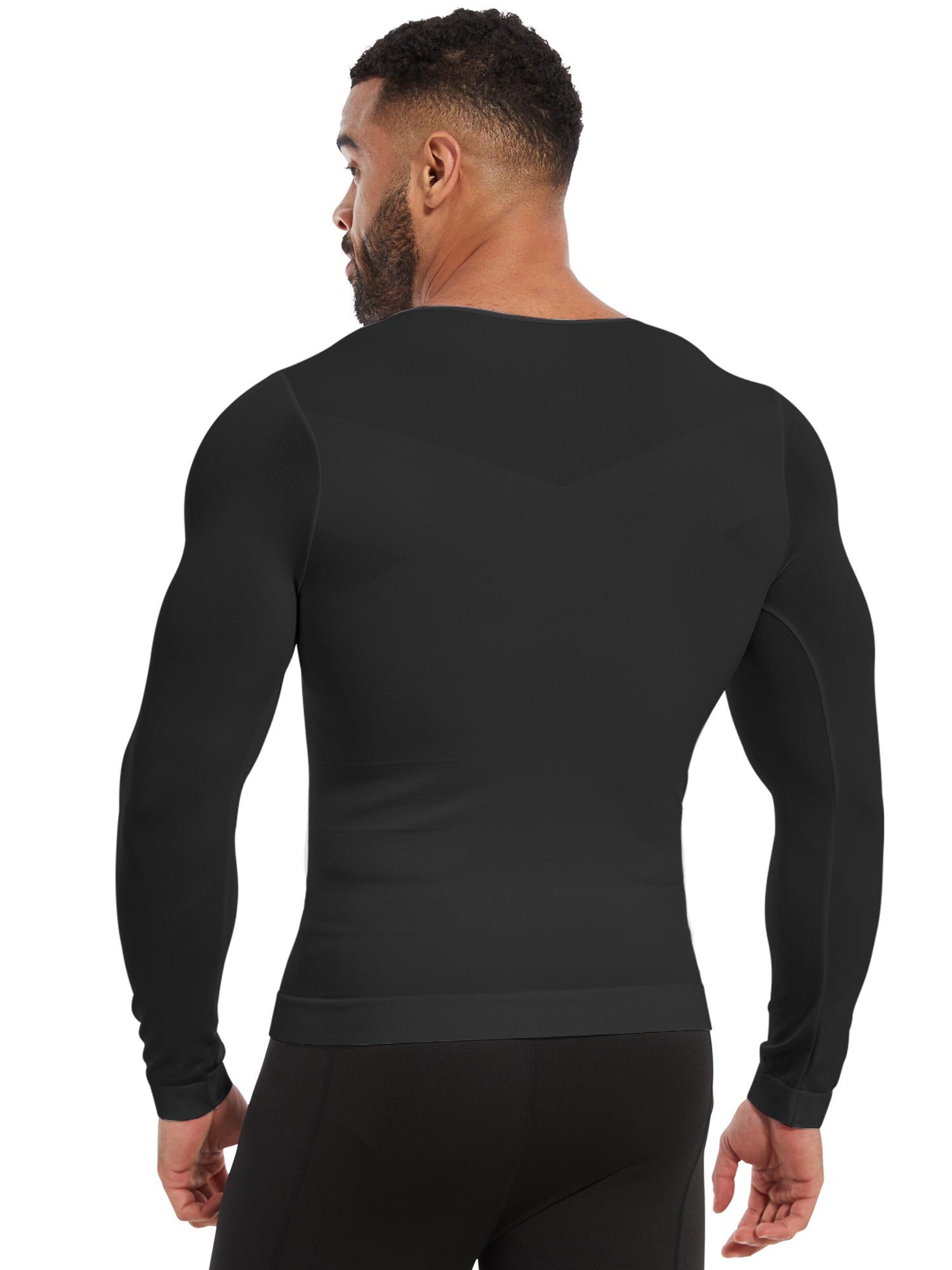 MEETWEE Onderhemd '2-pack Compression Performance Shirt' in Zwart