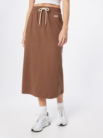 GAP Skirt 'JAPAN' in Brown: front