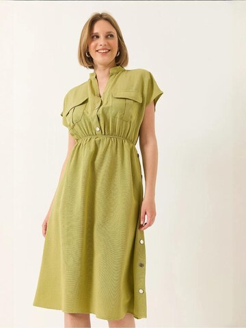 Bianco Lucci - Vestido em verde: frente