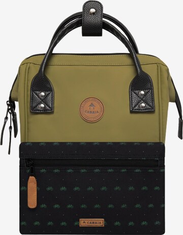 Cabaia Backpack 'Adventurer' in Green: front