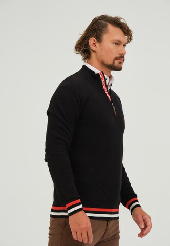 Giorgio di Mare Pullover in Schwarz