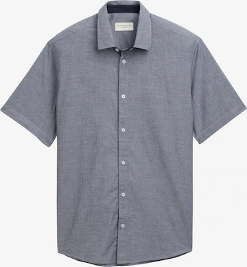 TOM TAILOR - Camisa em azul: frente