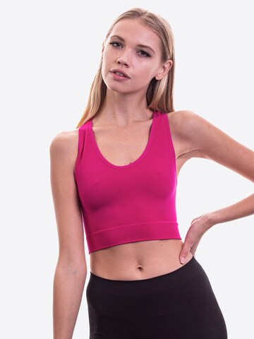 Strammer Max Performance Minimiser Sports Bra in Pink