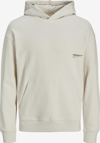 JACK & JONES Sweatshirt 'Clean' i beige: forside