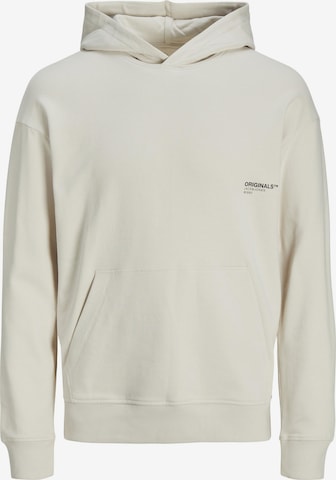 JACK & JONES Sweatshirt 'Clean' in Beige: predná strana