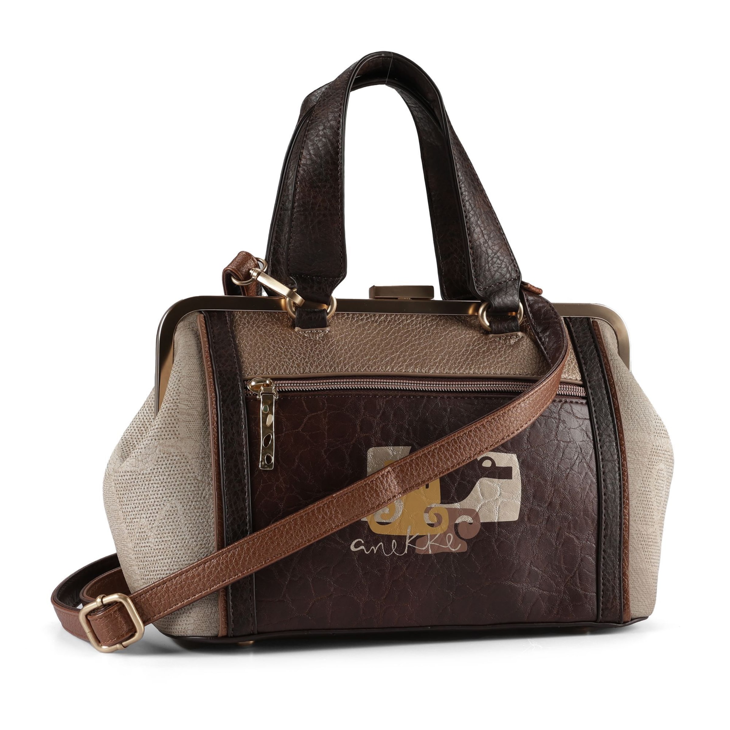 Anekke Schultertasche 'Muse' in Braun