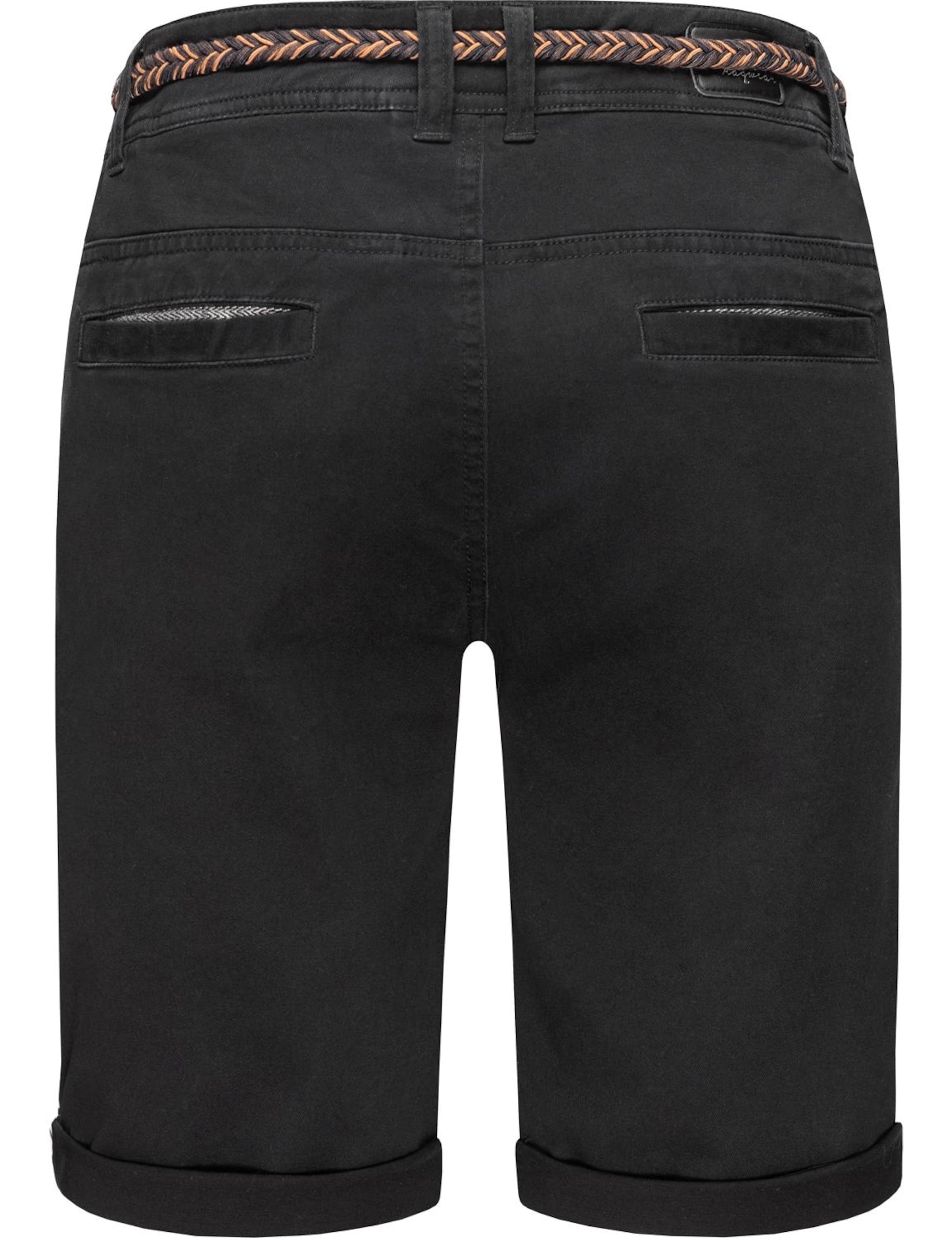 Ragwear Slimfit Chinohousut 'Ramira' värissä musta