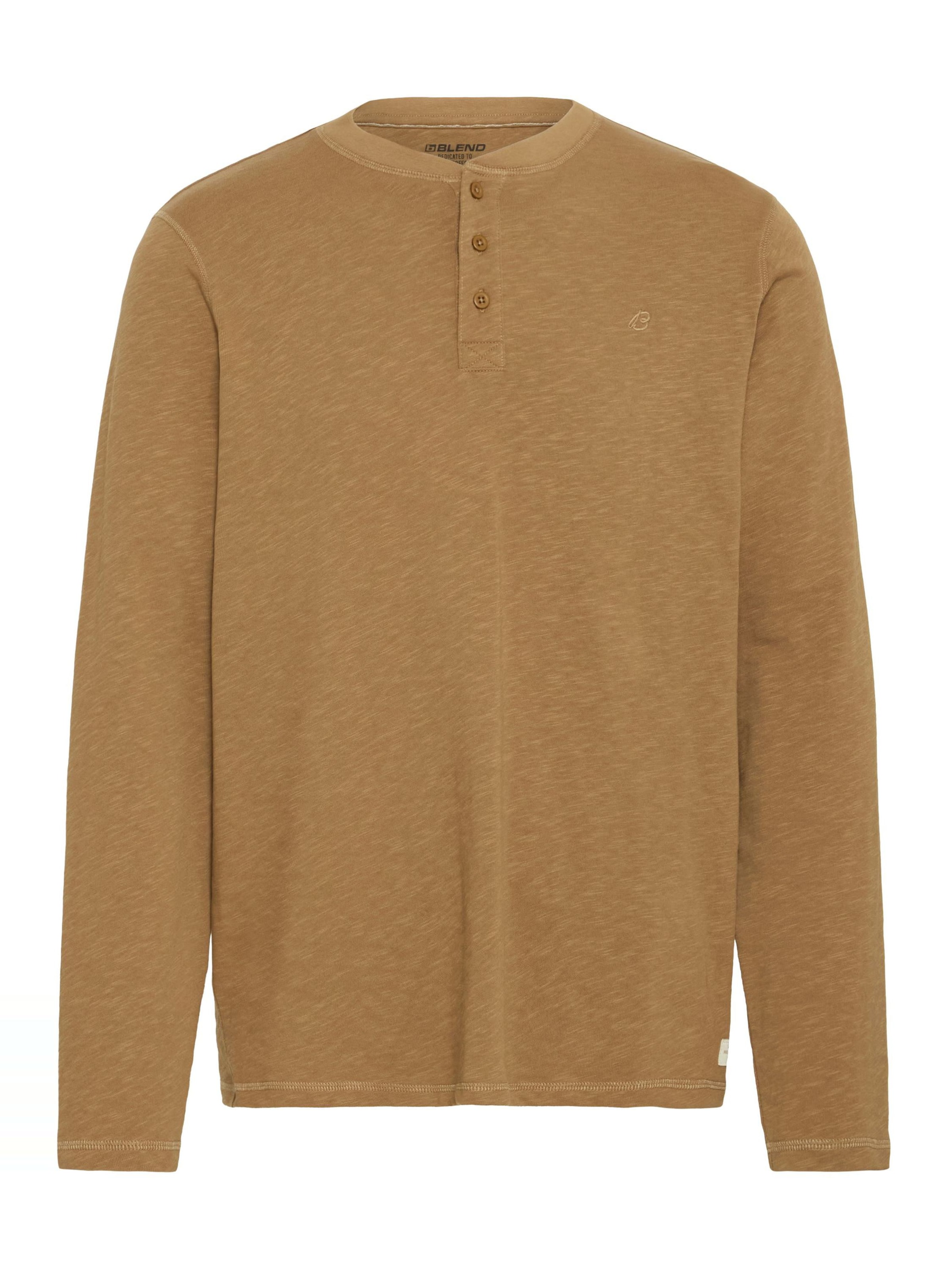 BLEND Shirt in Bruin: voorkant