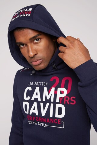 CAMP DAVID Sweatshirt in Blau