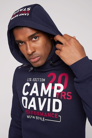 Sweat-shirt CAMP DAVID en bleu