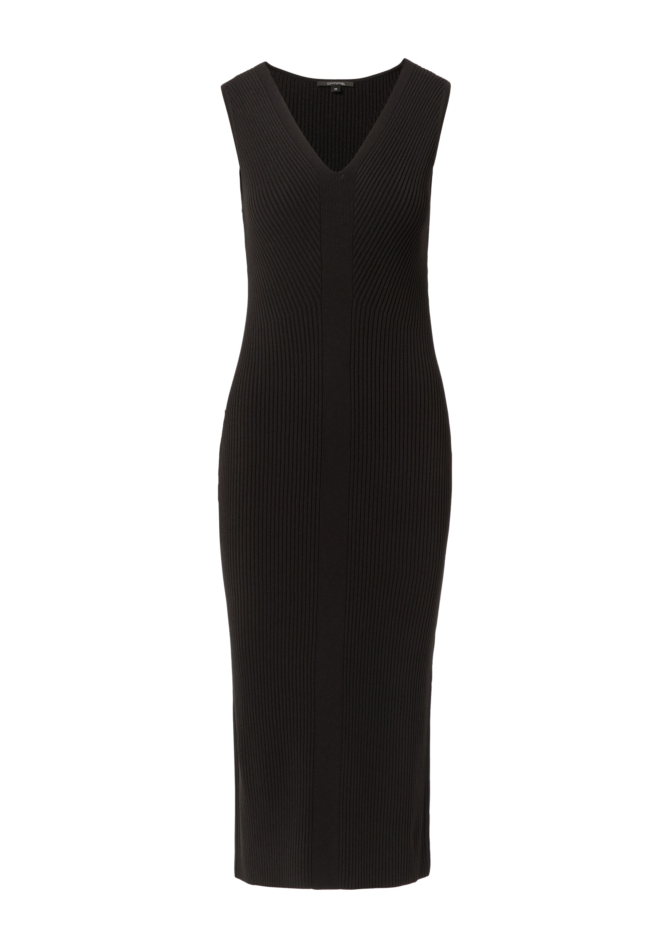 COMMA Kleid in Schwarz: Vorderseite