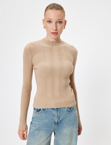 Koton Sweater in Beige: front