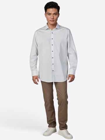PIERRE CARDIN Regular fit Button Up Shirt in White