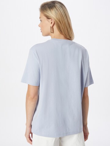 Hey Soho T-shirt 'PLEASURE OF LEISURE' i blå