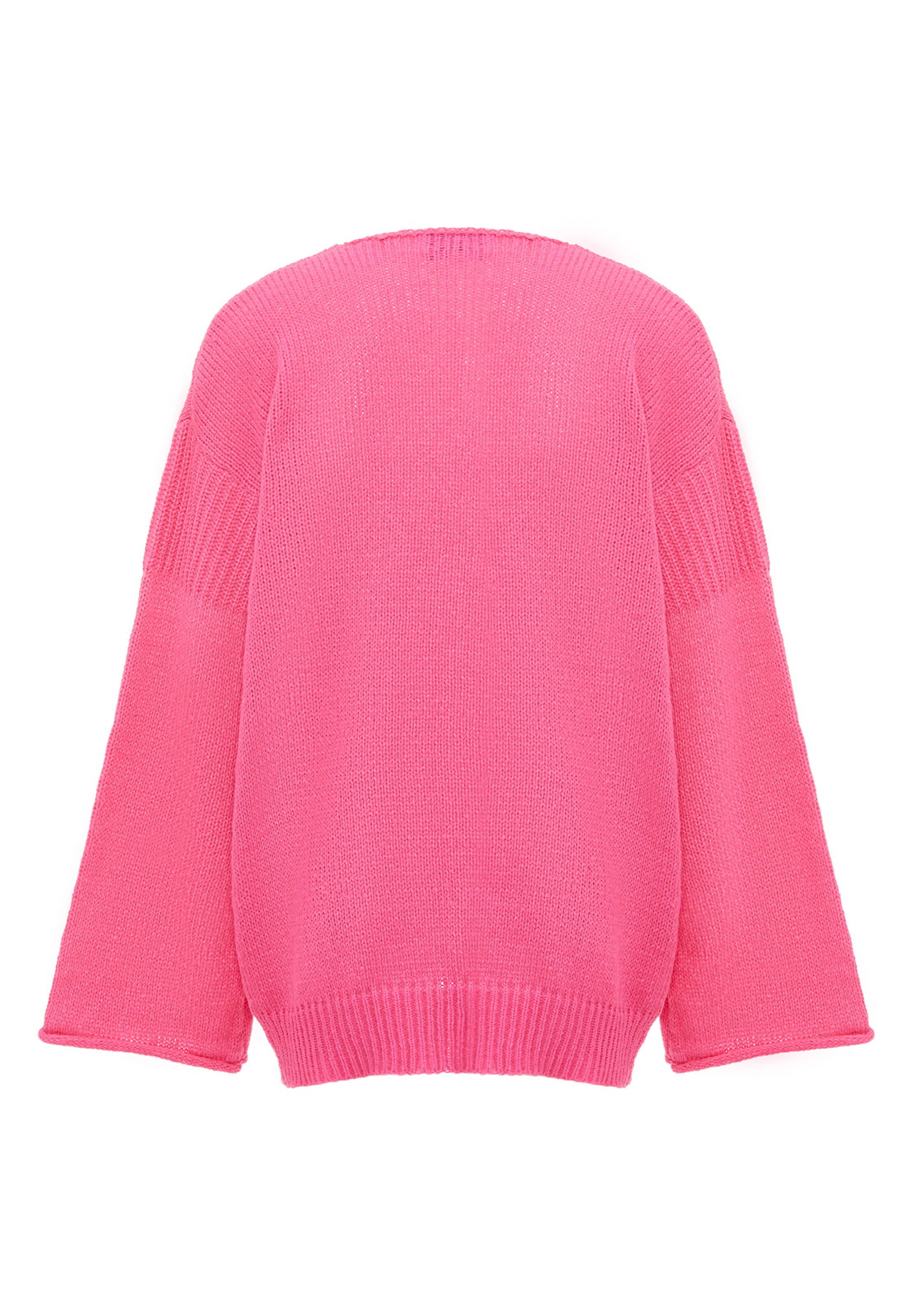 Sidona Вязаная кофта в Ярко-розовый