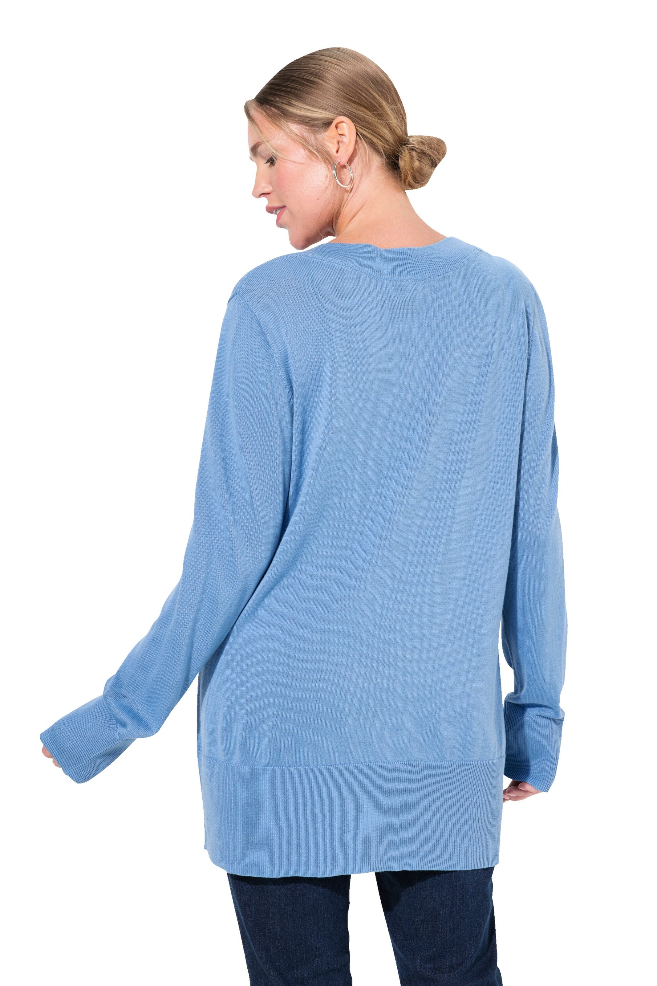 Ulla Popken Knit cardigan in Blue