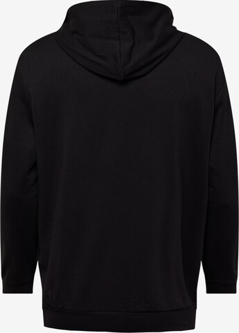 Jack & Jones Plus - Sudadera 'Shark' en negro