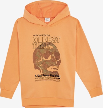 DeFacto Sweatshirt in Orange: front