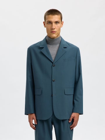 SELECTED Regular fit Colbert in Groen: voorkant