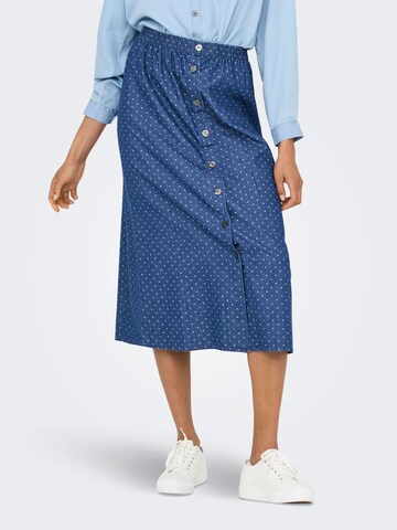 Jupe 'ONLNova' ONLY en bleu : devant