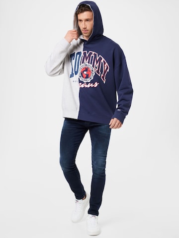 Tommy Jeans Sweatshirt 'Archieve Cut and Sew' in Blauw